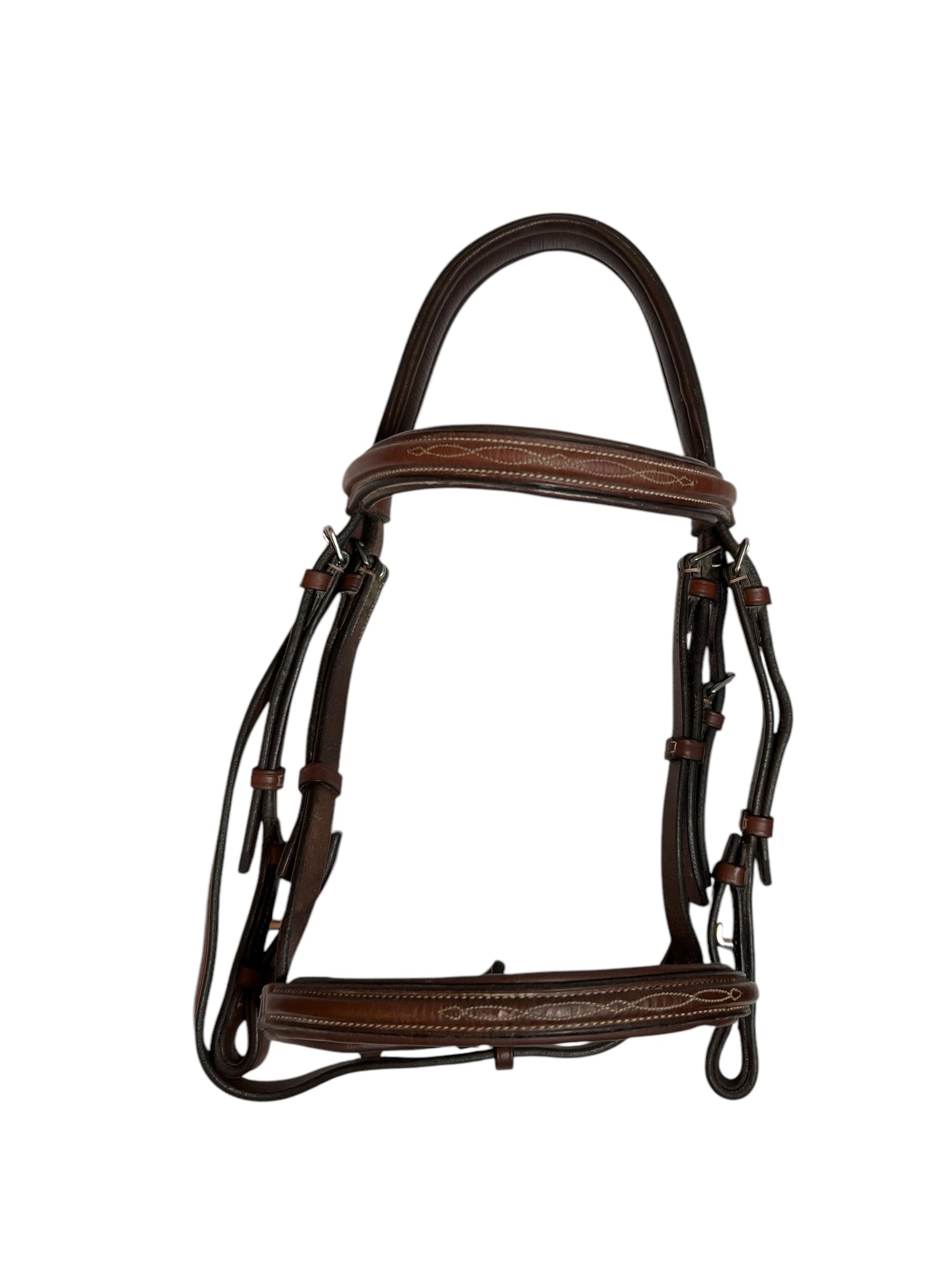 Beval Conquer Monocrown Fancy Stitch Padded Bridle -  Pony