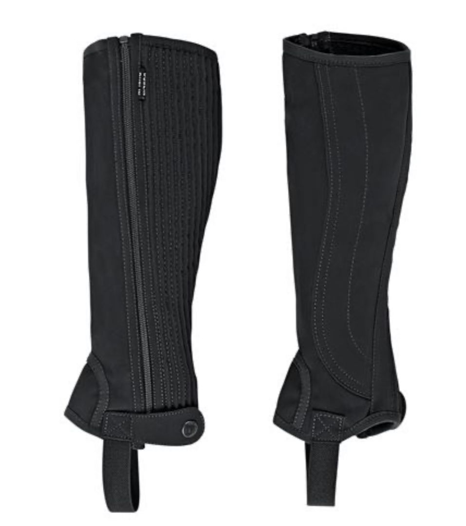 Dublin Children's Easy-Care II Half Chaps - Black Size Medium