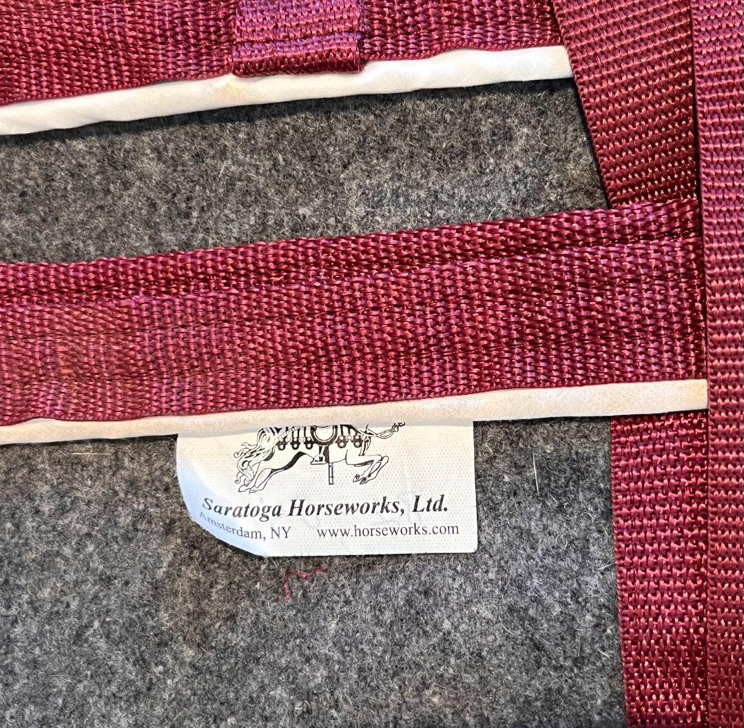 Saratoga Horseworks Wool Exercise Rug - Grey / Size 82" - 84"