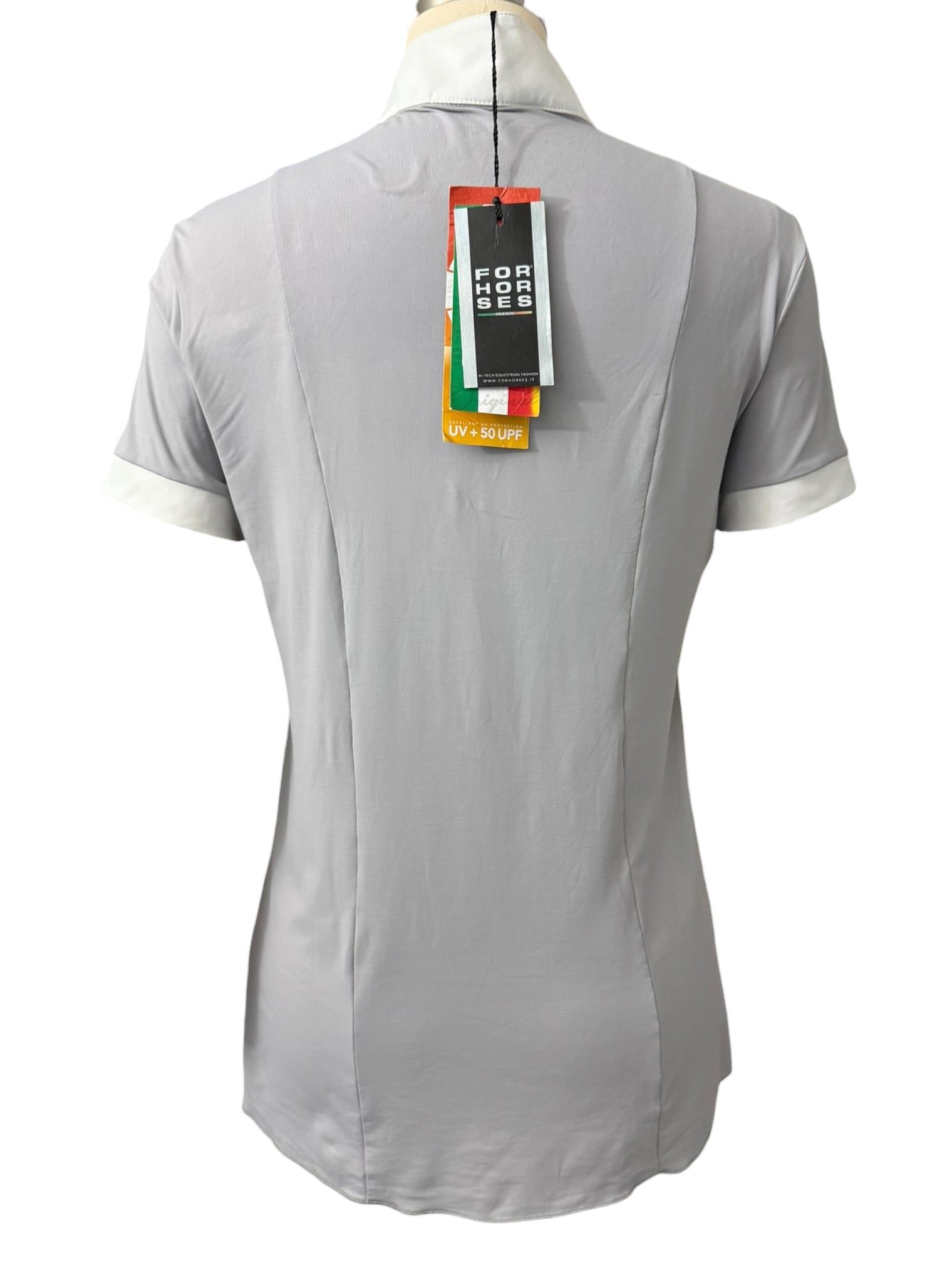 For Horses Daphne Show Shirt - Grey / Size Large NEW