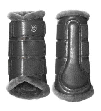 Equestrian Stockholm GreyCloud Brushing Boots / Size Large- NEW