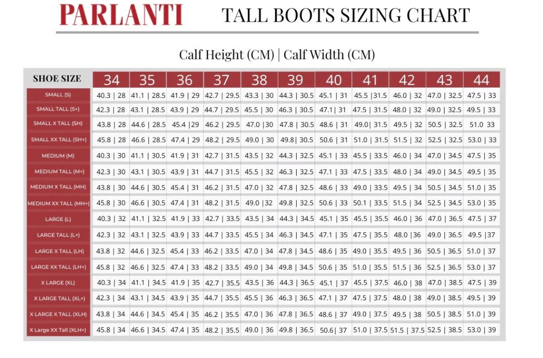 Parlanti Women's Tall Miami Boots Black Size 37 SH