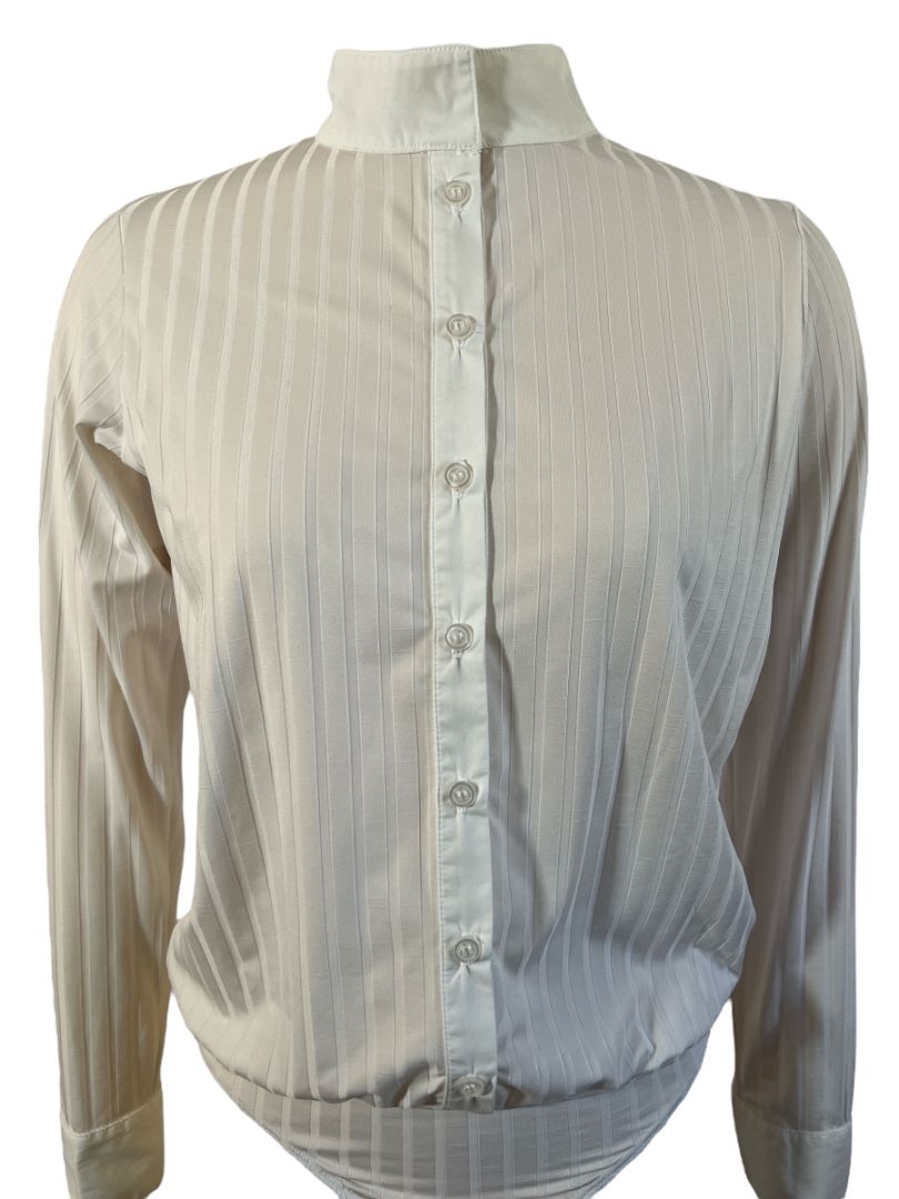 Free x Rein 'The Elite Equestrian' Bodysuit White / Size Small