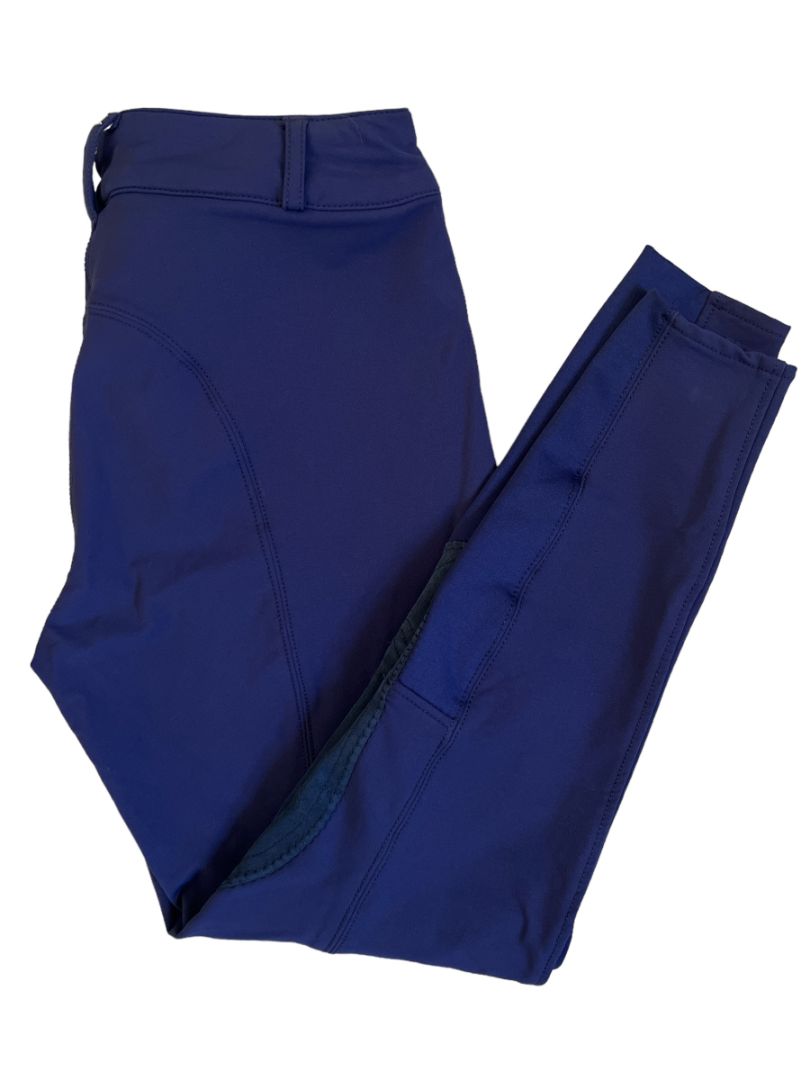 ROMFH Champion Women's Knee Patch Breeches Navy Size 28R