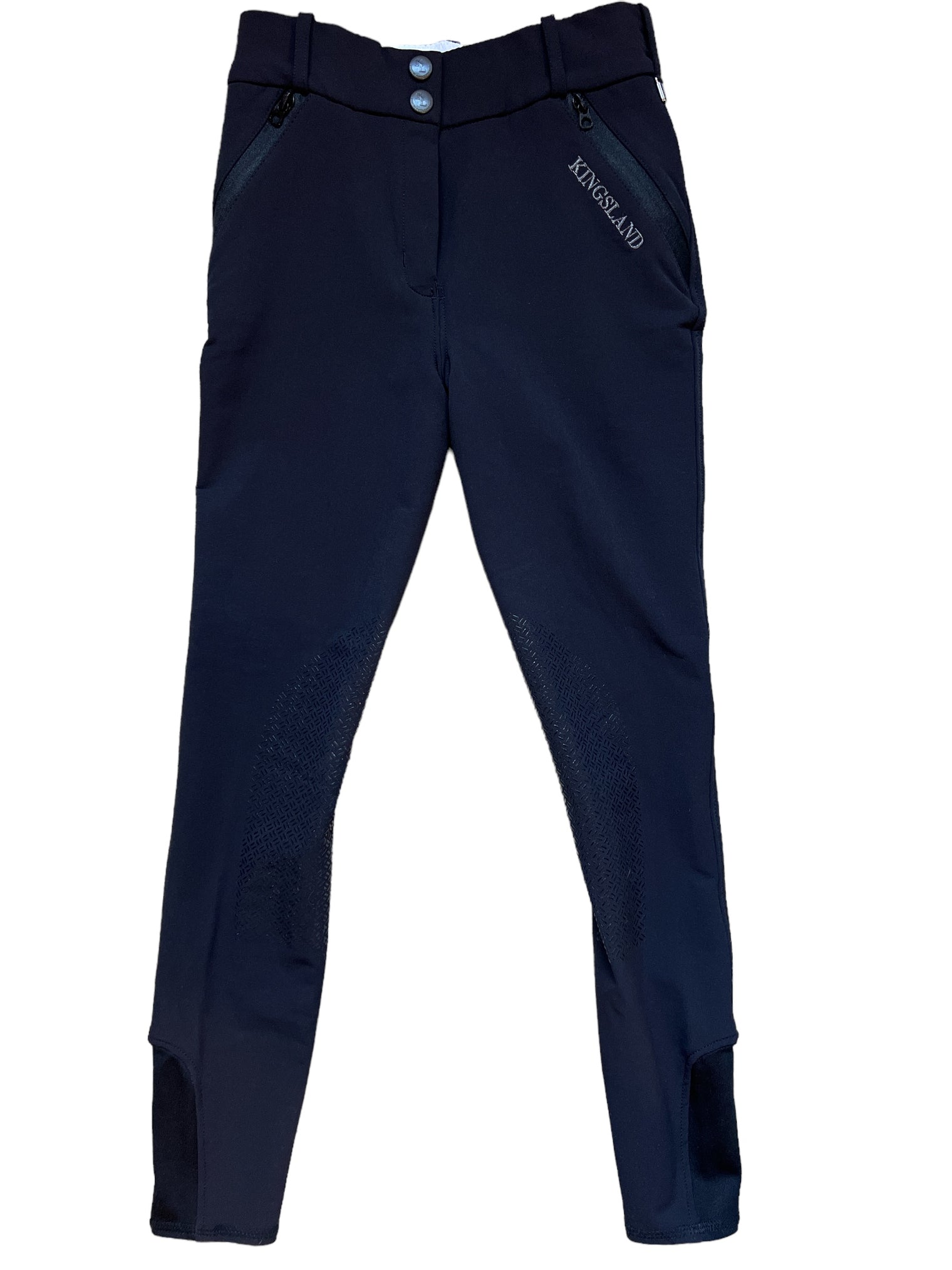 Kingsland Kadi Knee Grip, High Rise Breeches, Black Size 34 / US 4 New with Tags