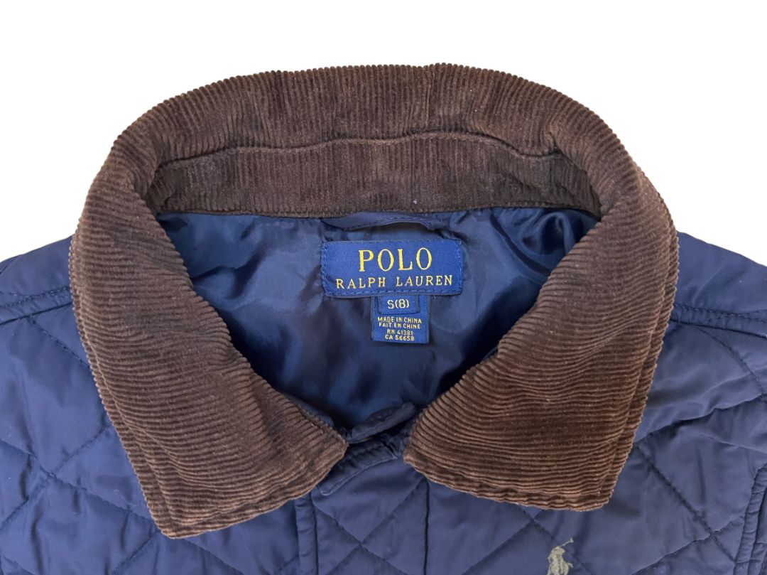 Polo Ralph Lauren Quilted Navy Barn Jacket / Size S Youth (8)