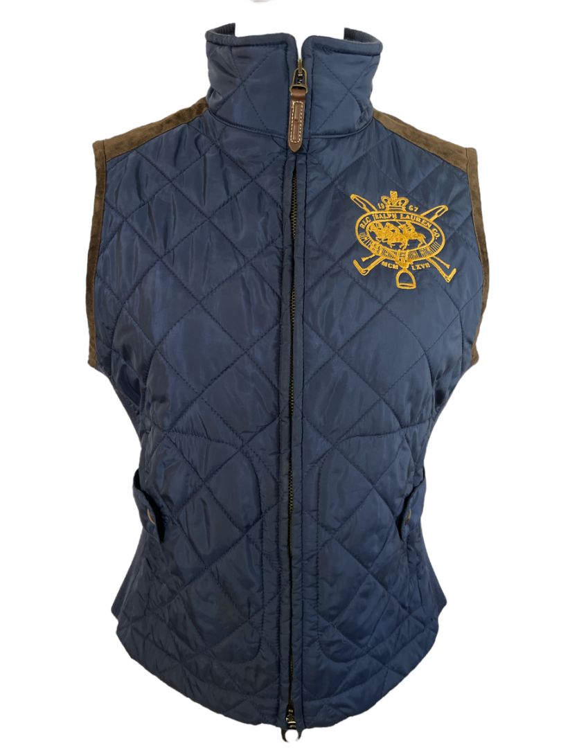 Blue Ralph Lauren Vest Navy