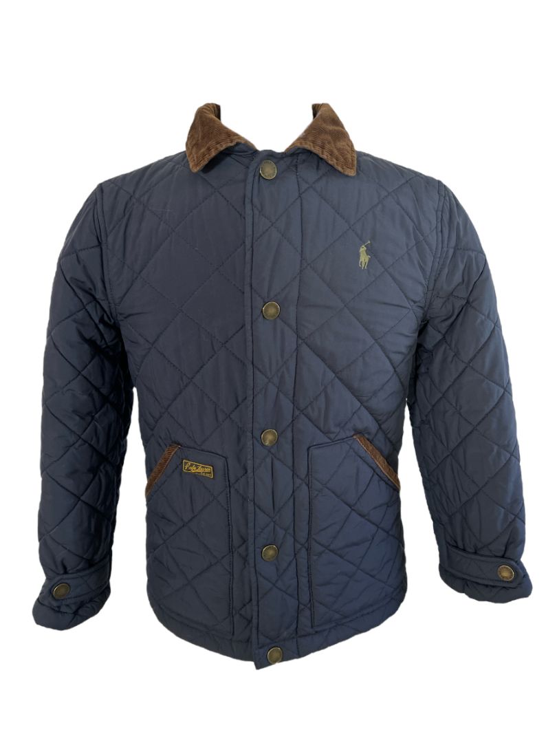 Polo Ralph Lauren Quilted Navy Barn Jacket / Size S Youth (8)