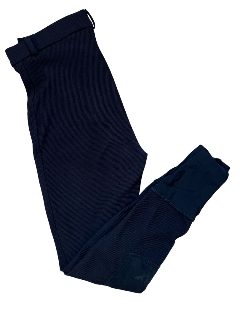 TuffRider Women's Ribb Knee Patch Breech Black / Size 24 US