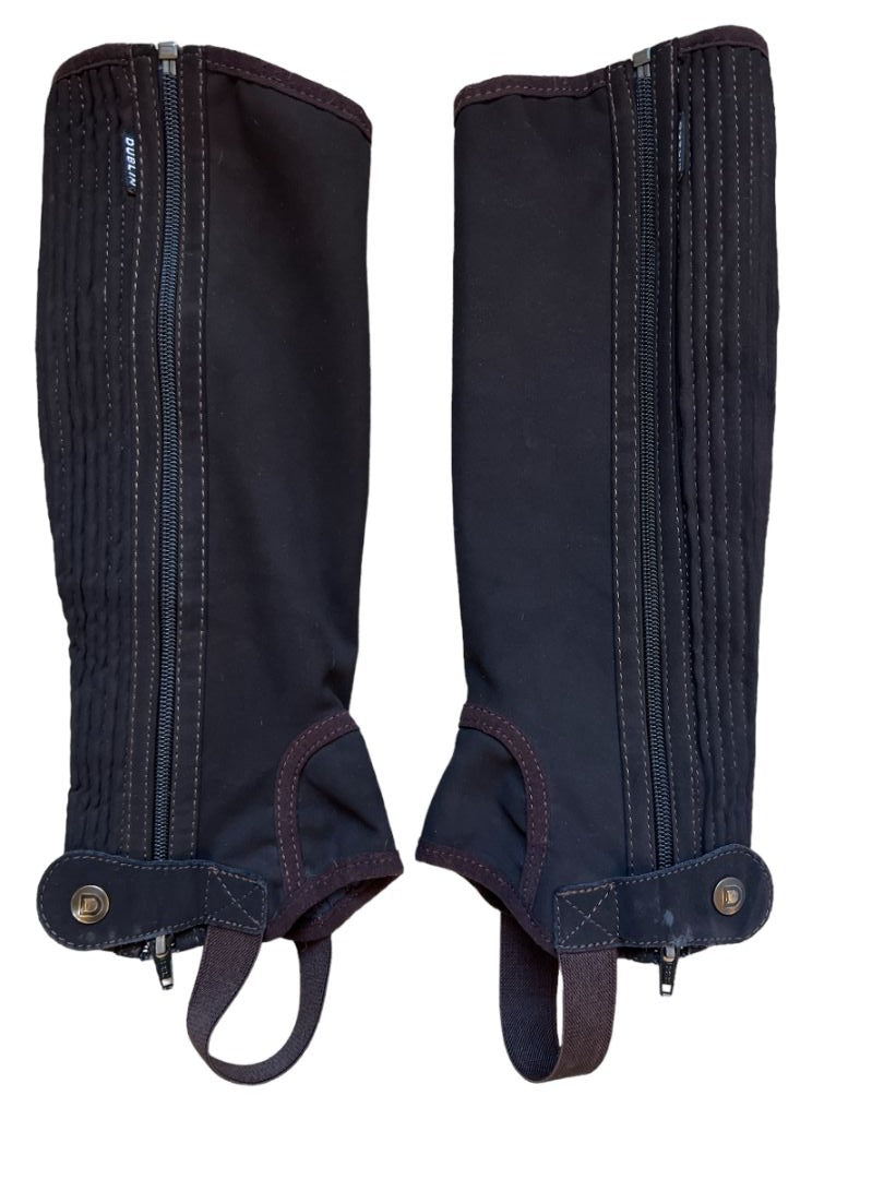 Dublin Children's Easy-Care II Half Chaps / Brown / Size Large