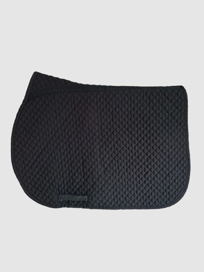 equifit black saddle pad