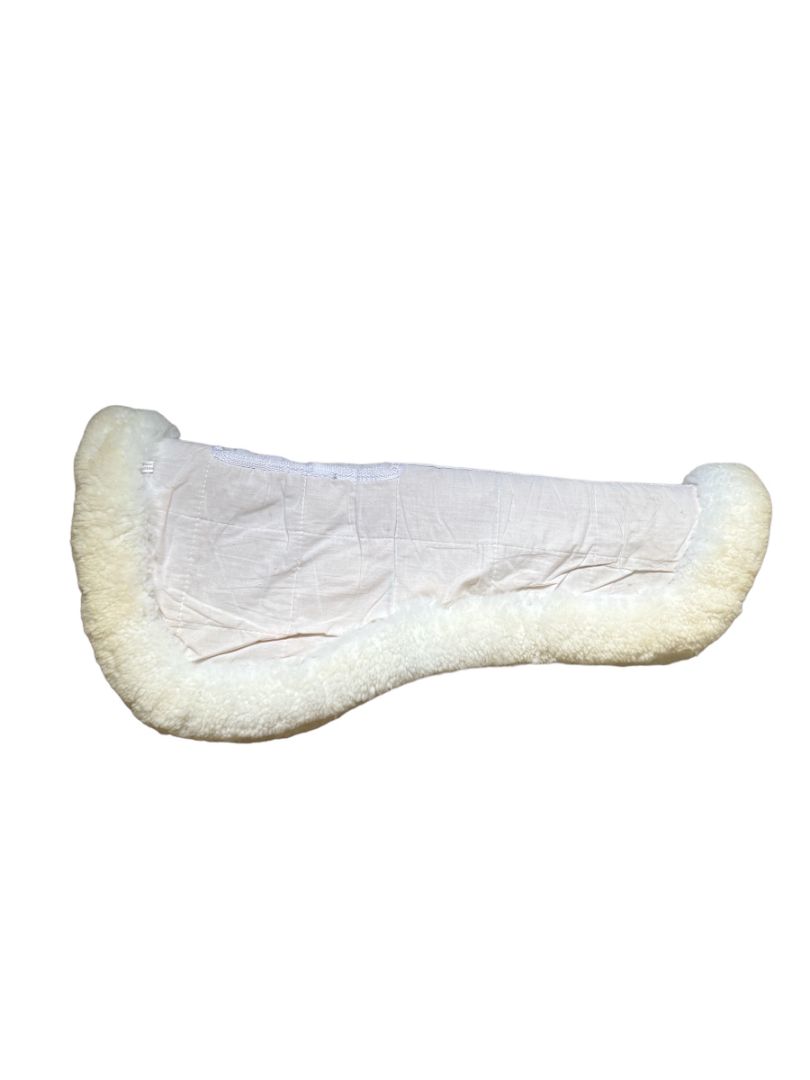 Sheepskin Wither Relief Half Pad - White (unpadded)