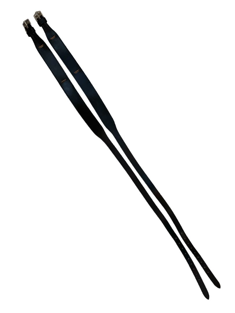 Leather Jodhpur Garter Straps - Brown/Medium