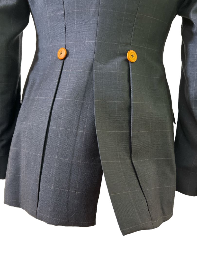 Alessandro Albanese Women's Navy Hunt Wool Show Coat - Blue / Size IT 38