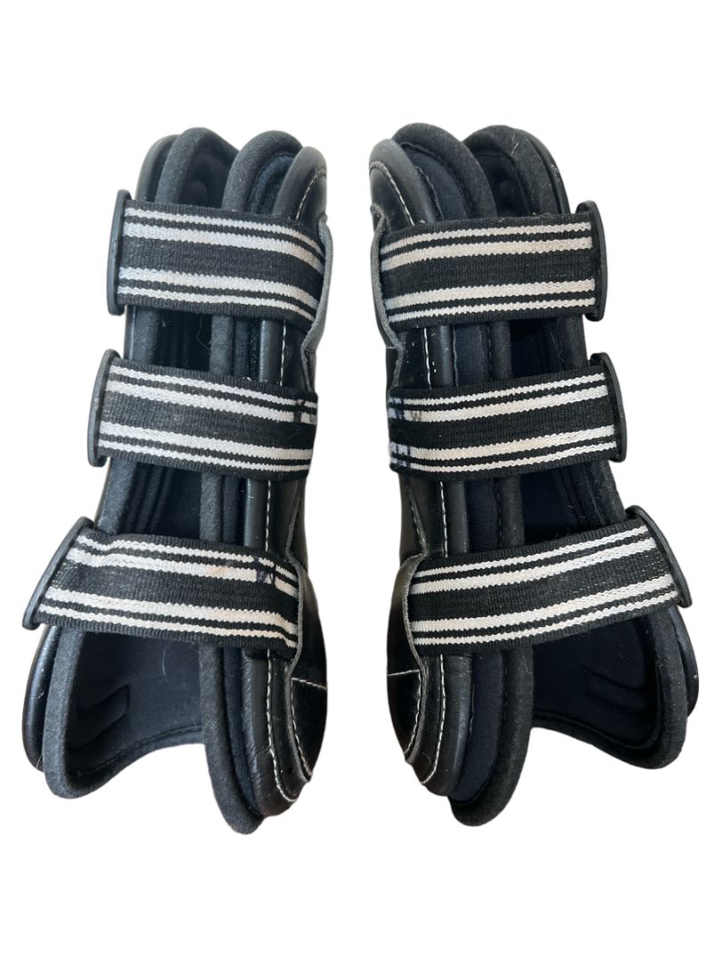 EquiFit D-Teq Open Front Boots - Black, Large