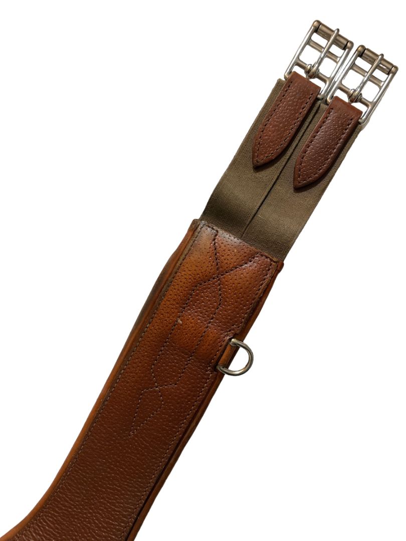 Meyer Anatomical Stud Girth / Belly Guard- 54" Brown