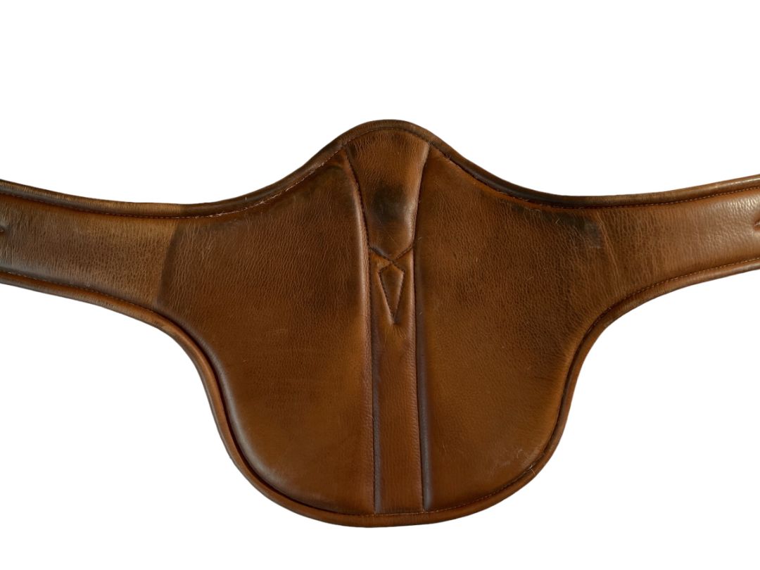 Meyer Anatomical Stud Girth / Belly Guard- 54" Brown
