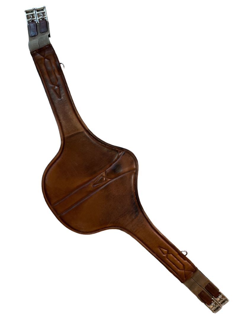 Meyer Anatomical Stud Girth / Belly Guard- 54" Brown