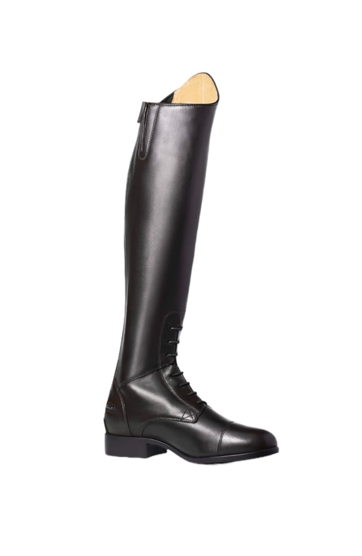 Ariat Women's Heritage Contour II Field Zip Tall Riding Boot Black Size 9.5 Medium Height / Extra Wide Calf, Brand New