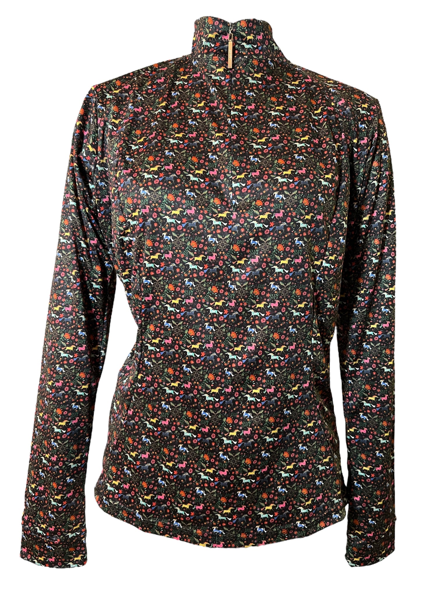 Espoir Black Joie Quarter Zip, Sun Shirt Long Sleeves - Size XL NEW