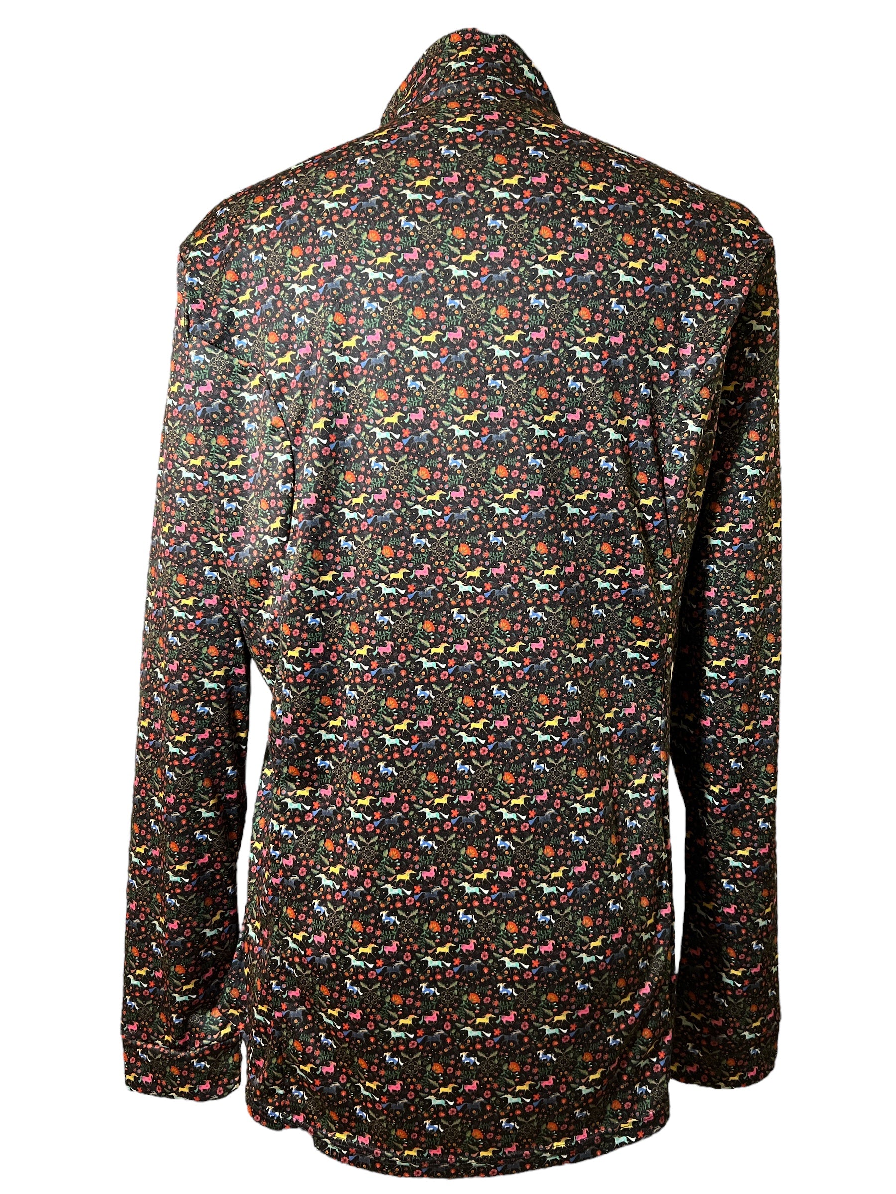 Espoir Black Joie Quarter Zip, Sun Shirt Long Sleeves - Size XL NEW
