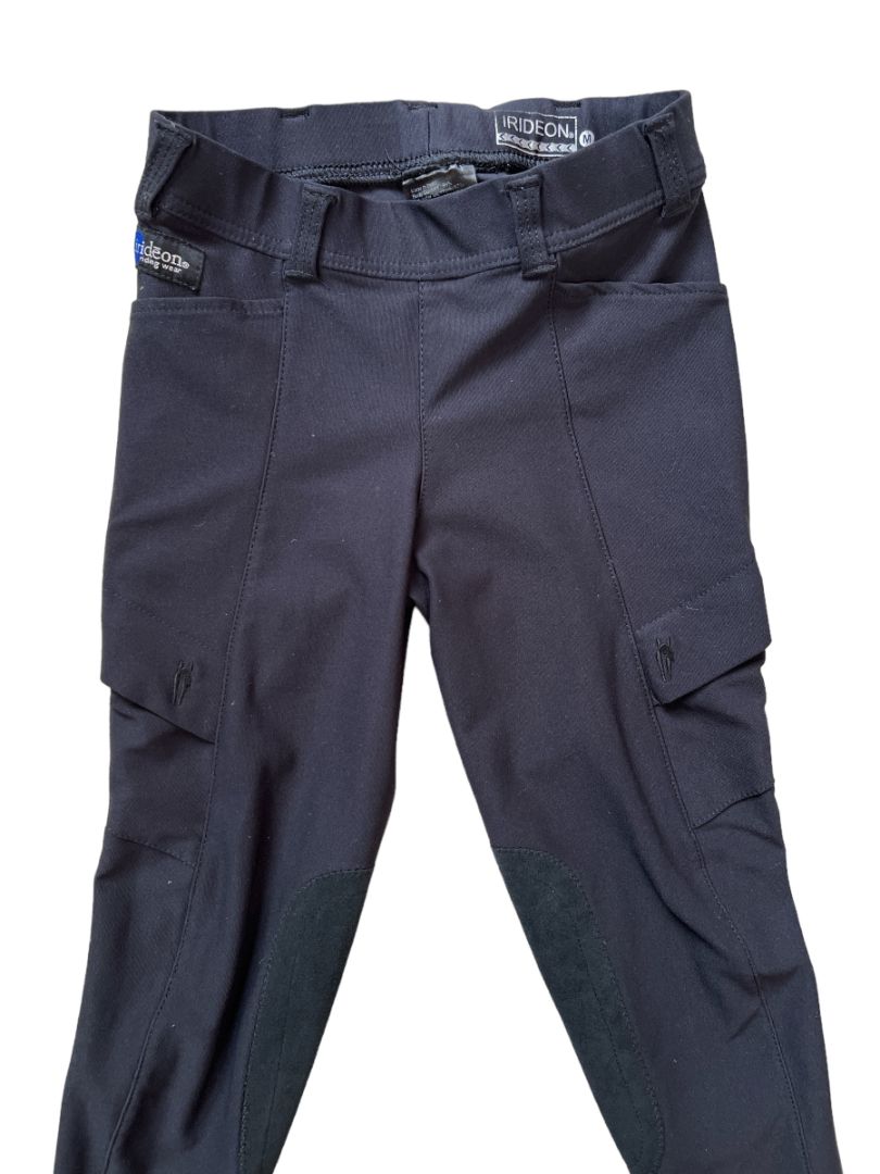 Irideon Kids' Issential Cargo Knee Patch Tights - Navy / Size Youth Medium