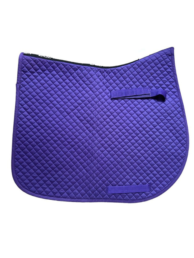 Equine Comfort Products Diamond Quilted All Purpose Pad- Full / Horse - Purple