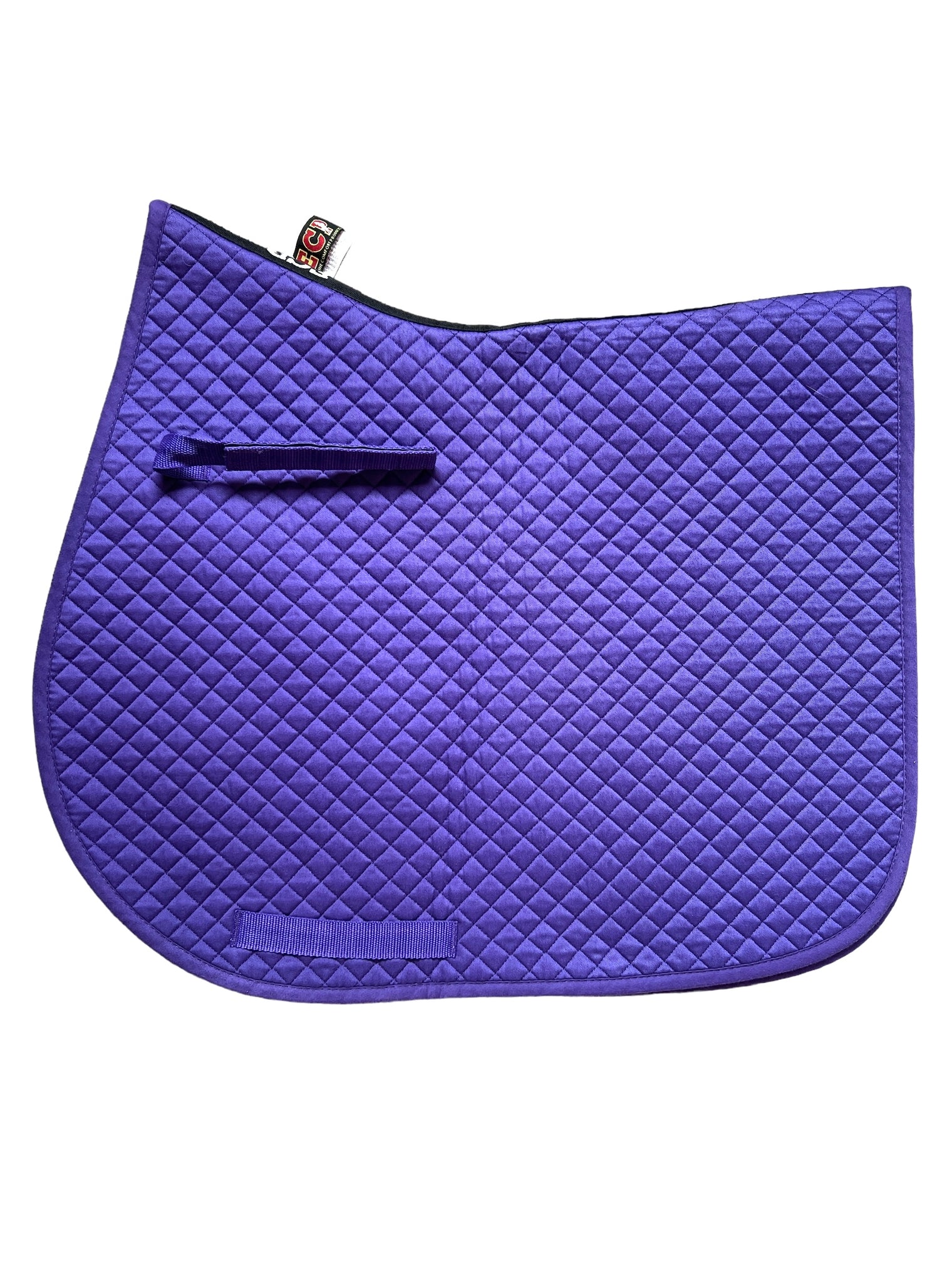 Equine Comfort Products Diamond Quilted All Purpose Pad- Full / Horse - Purple