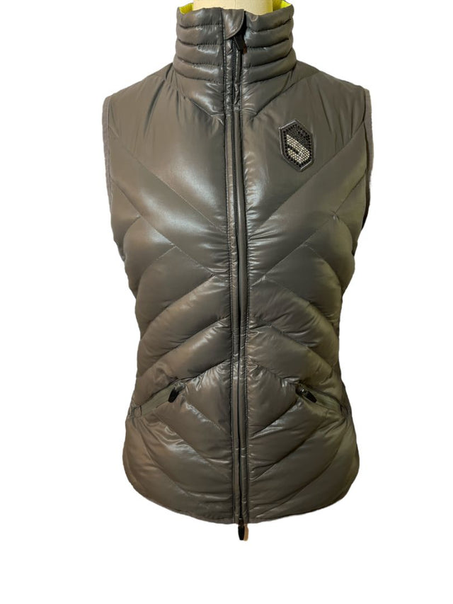 Samshield Women's Swarovski Down Vest - Grey / Size Small