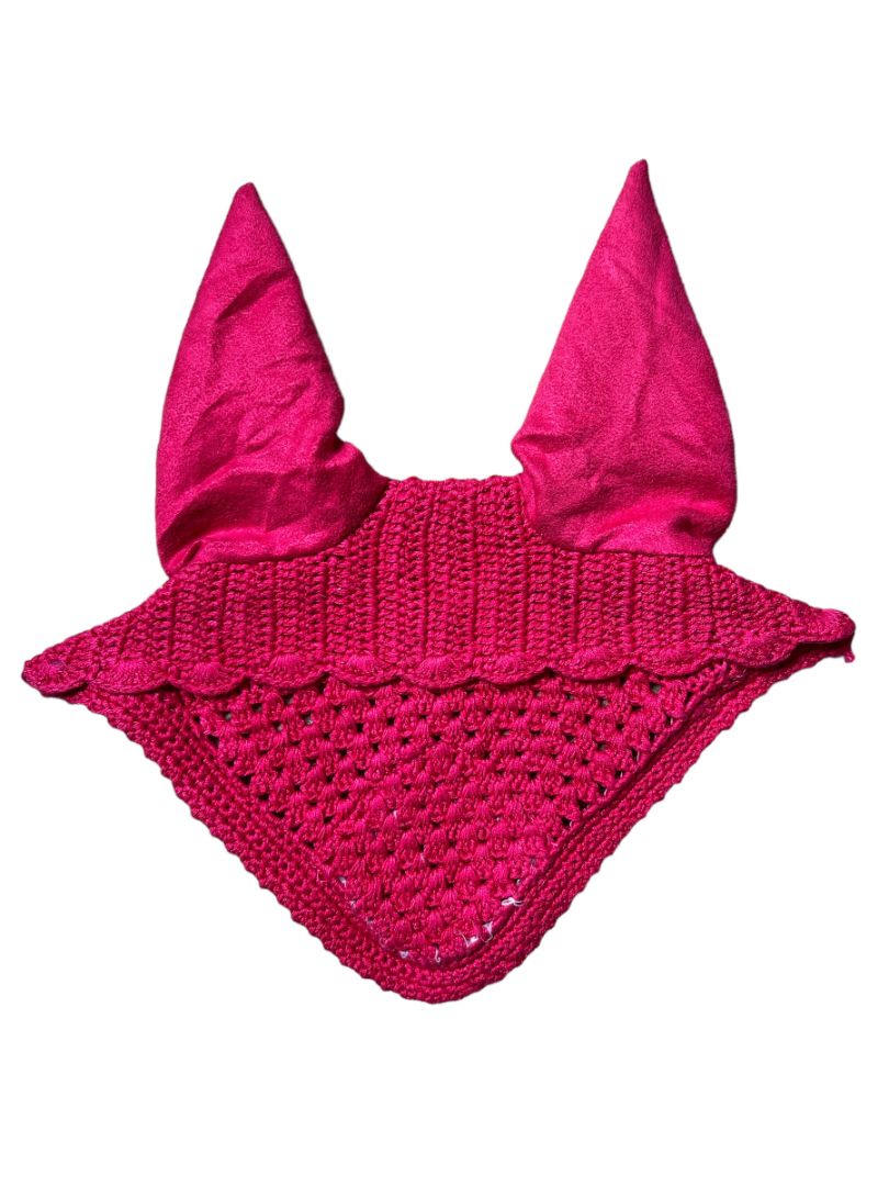 LeMieux Classic Ear Bonnet Bright Pink - Size Medium