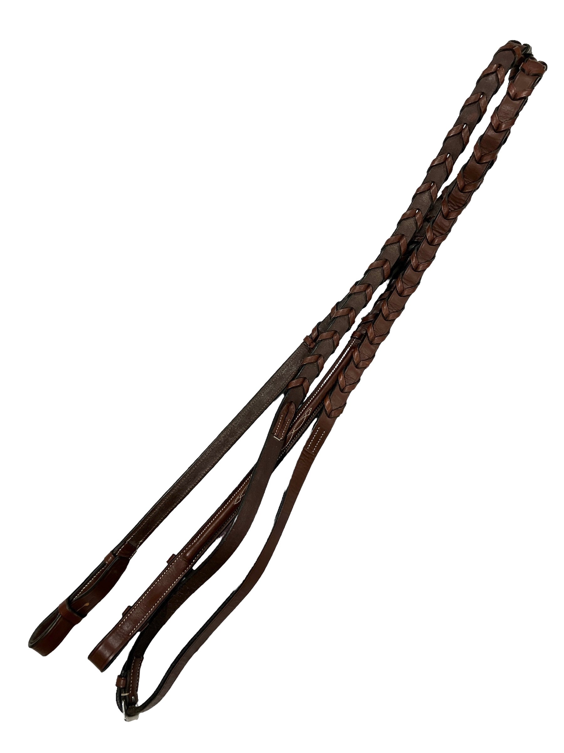 Beval Fancy Stitch Bridle & Reins- Cob Size