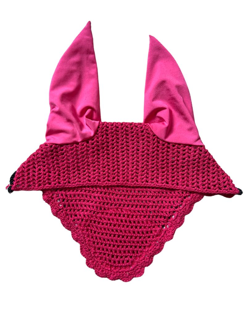 Horze Equivana Nord Ear Bonnet Pink -Horse/Full Size