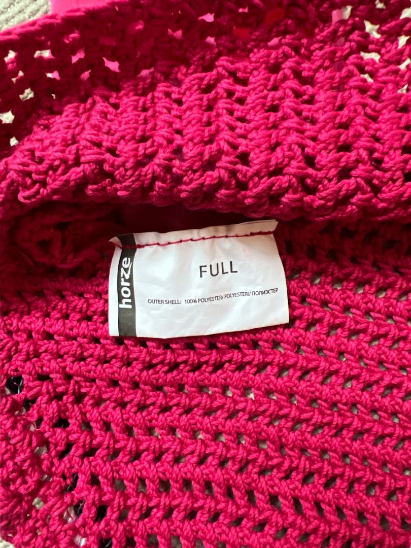 Horze Equivana Nord Ear Bonnet Pink -Horse/Full Size