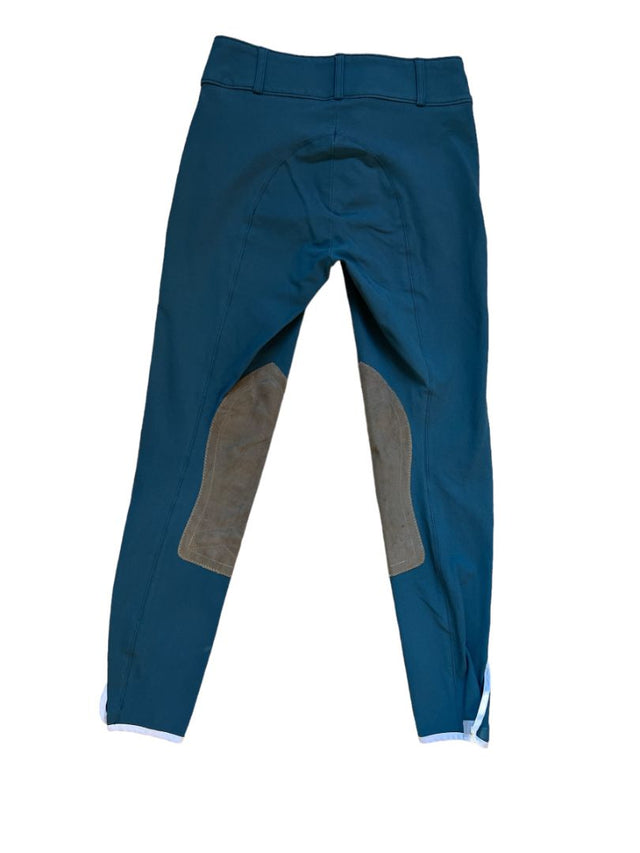 The Tailored Sportsman Trophy Hunter (style #1967) Breeches Size US 22 - Lake Blue/Tan