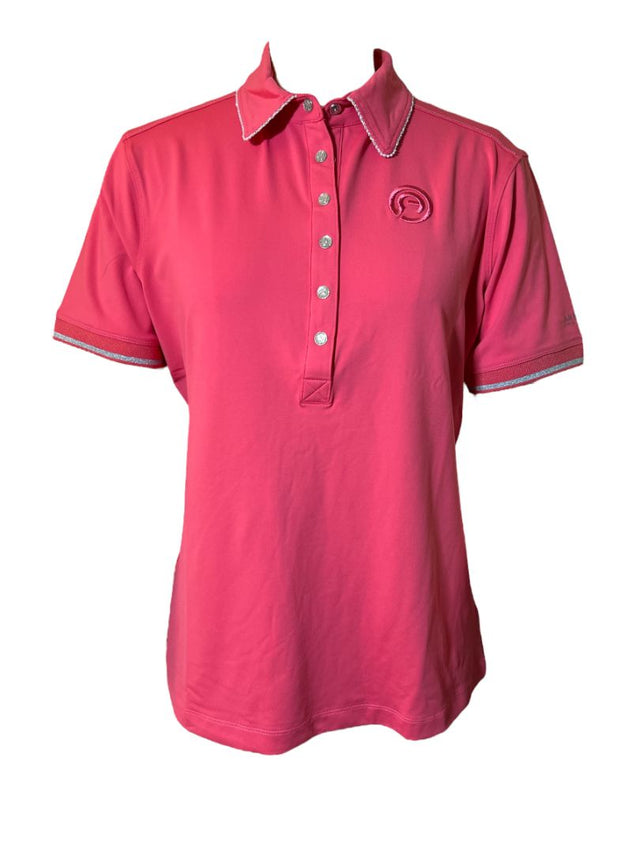 ANKY Short Sleeve Polo - Size US 10 (Large) Party Punch NEW