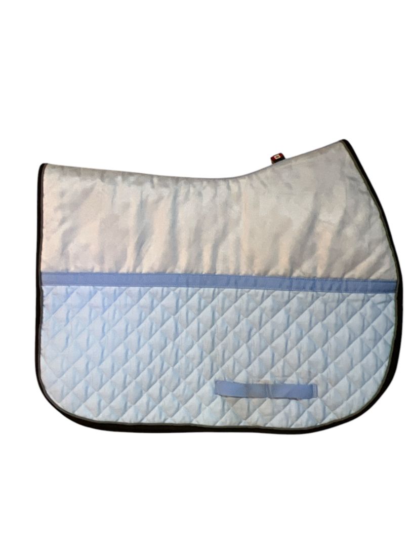 Ogilvy Jump Friction Free Saddle Pad - Light Blue / Size Regular