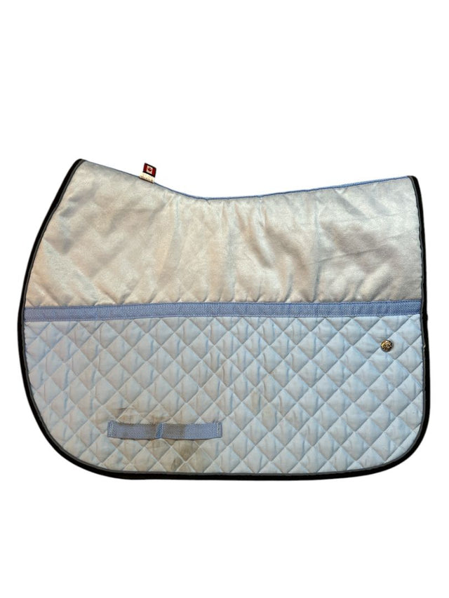 Ogilvy Jump Friction Free Saddle Pad - Light Blue / Size Regular