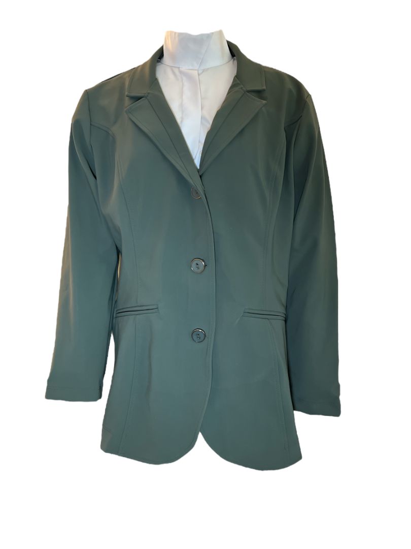 Calverro The Original Perfect Show Coat Jacket- Sage / Size US 14
