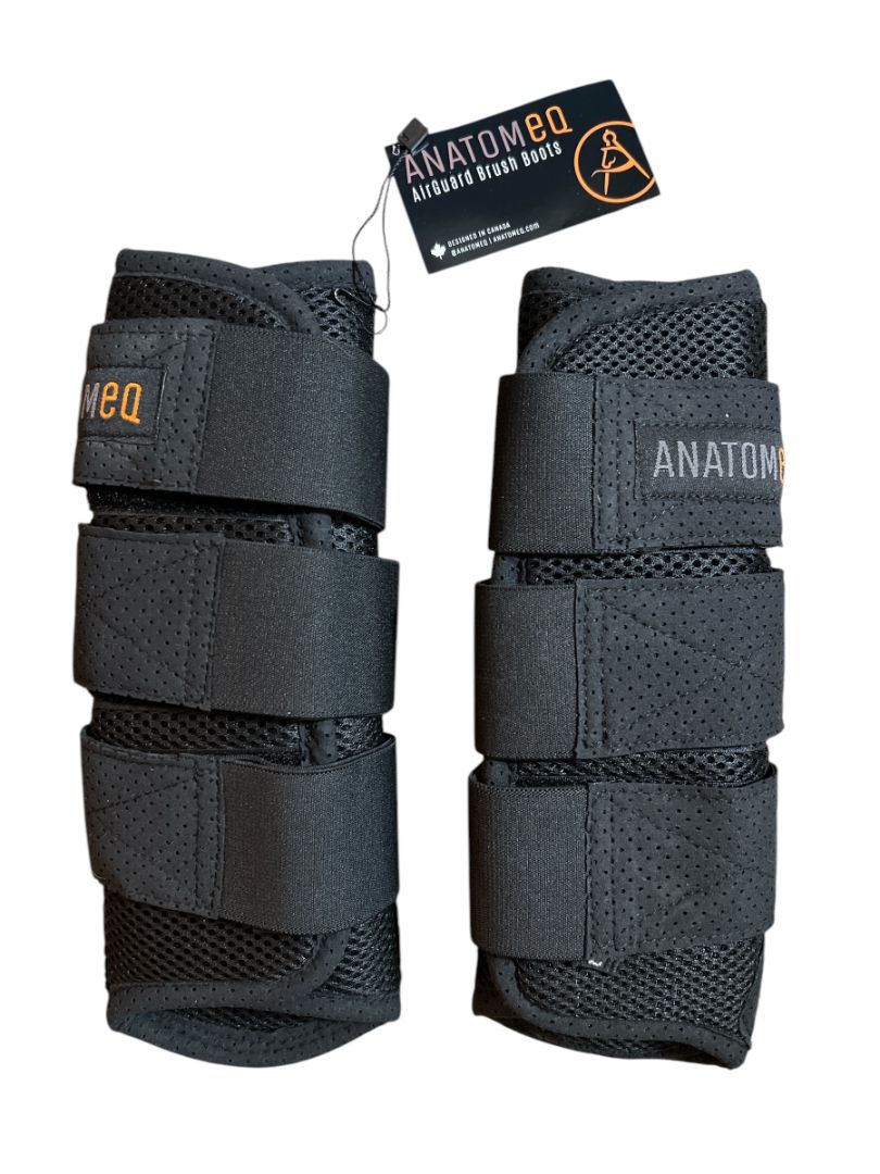 Anatomeq AirGuard Brush Boots - Black / Size Large NEW