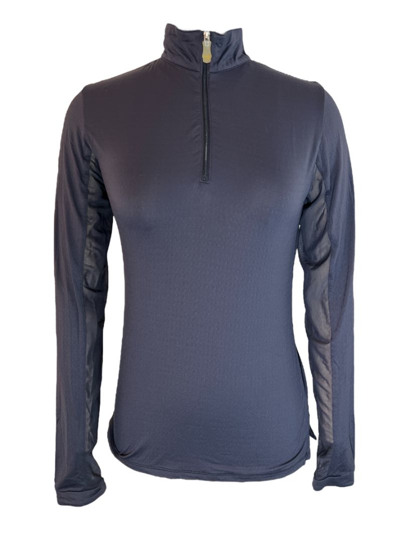 Kastle Denmark Long Sleeve Sun Shirt - Navy / Size Small S