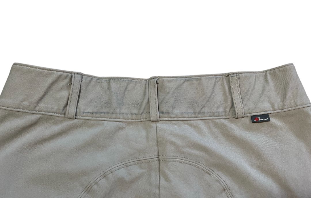 Struck Women's 50 Series hEQ Knee Grip Breeches - Beige / Size US 32