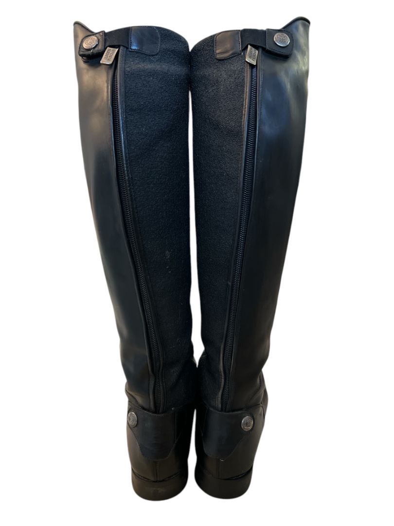 Alberto Fasciani Dress Boots - Black / Size 39 XL (H17" C14.5")