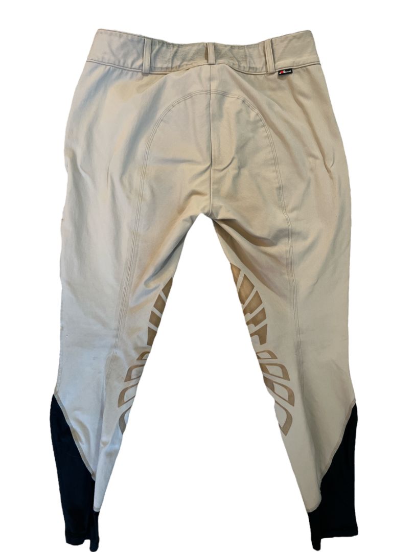 Struck Women's 50 Series Knee Grip Breeches - Beige / Size US 34