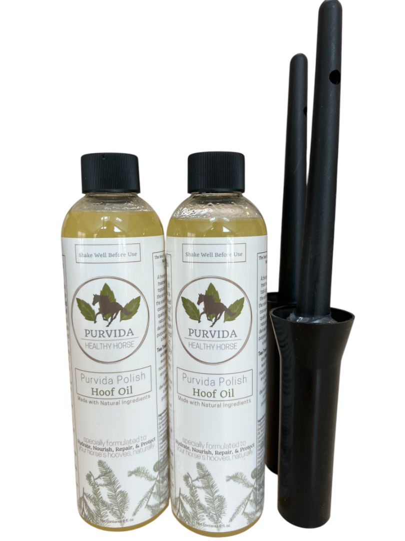 Purvida Polish Natural Hoof Oil (pack of 2) NEW