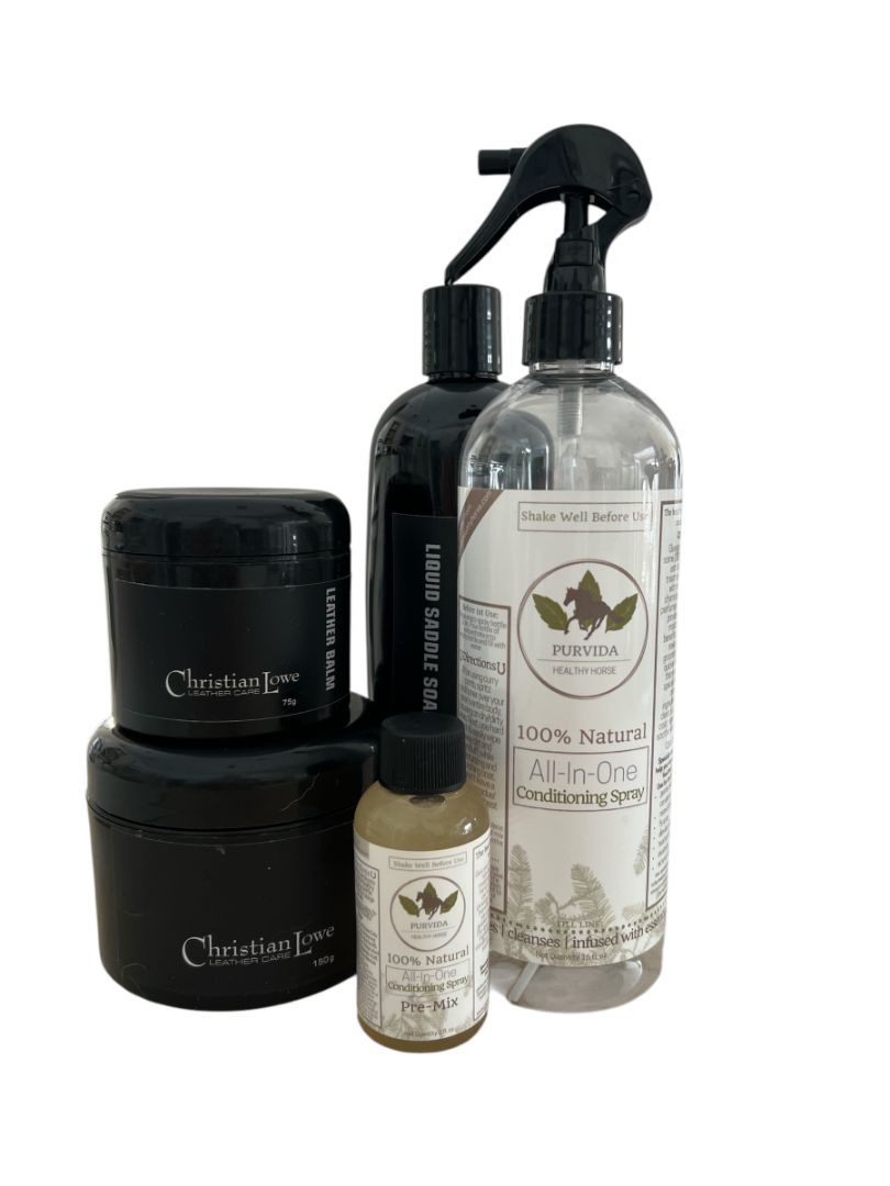 Pura Vida & Christian Lowe : Set of Grooming & Leather Cleaning Products