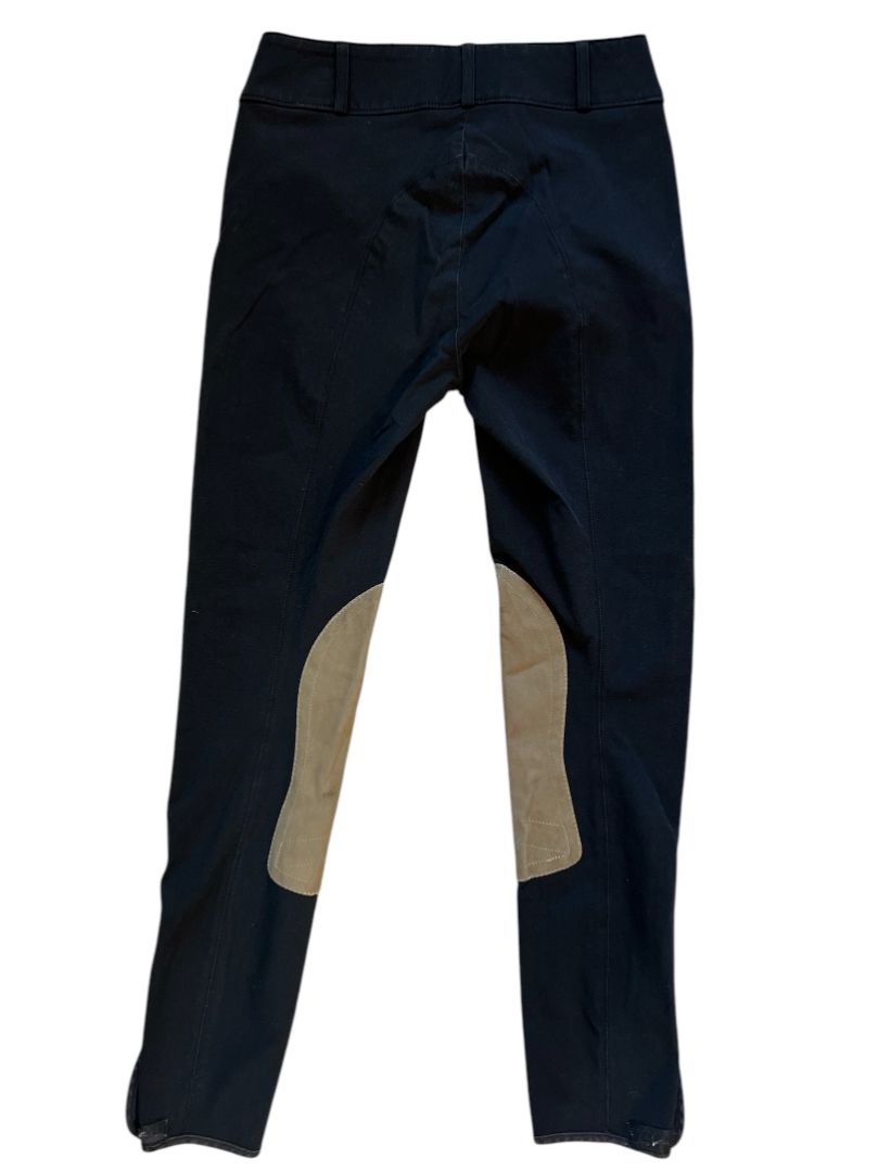 The Tailored Sportsman Trophy Hunter Breeches (style 1976) Black / Tan -  Size 24 Long