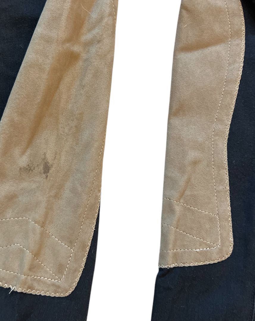 The Tailored Sportsman Trophy Hunter Breeches (style 1976) Black / Tan -  Size 24 Long