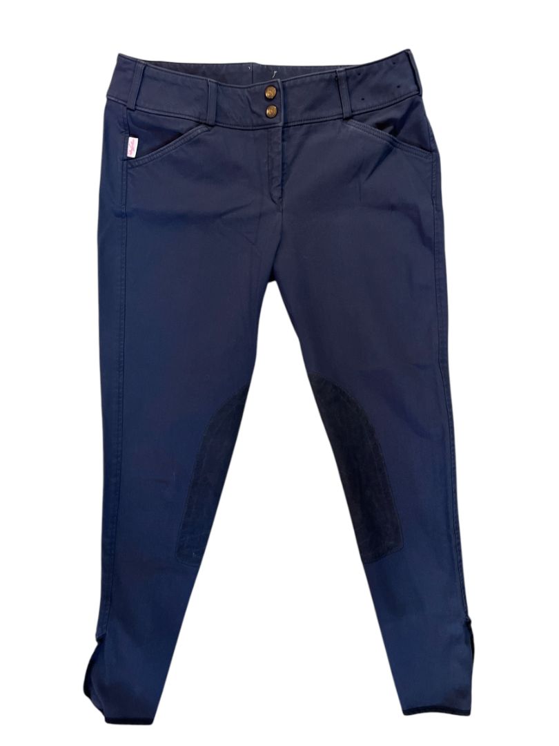 The Tailored Sportsman Trophy Hunter Breeches (Low Rise Style 1967) Bell Bottom Blue / Size US 30