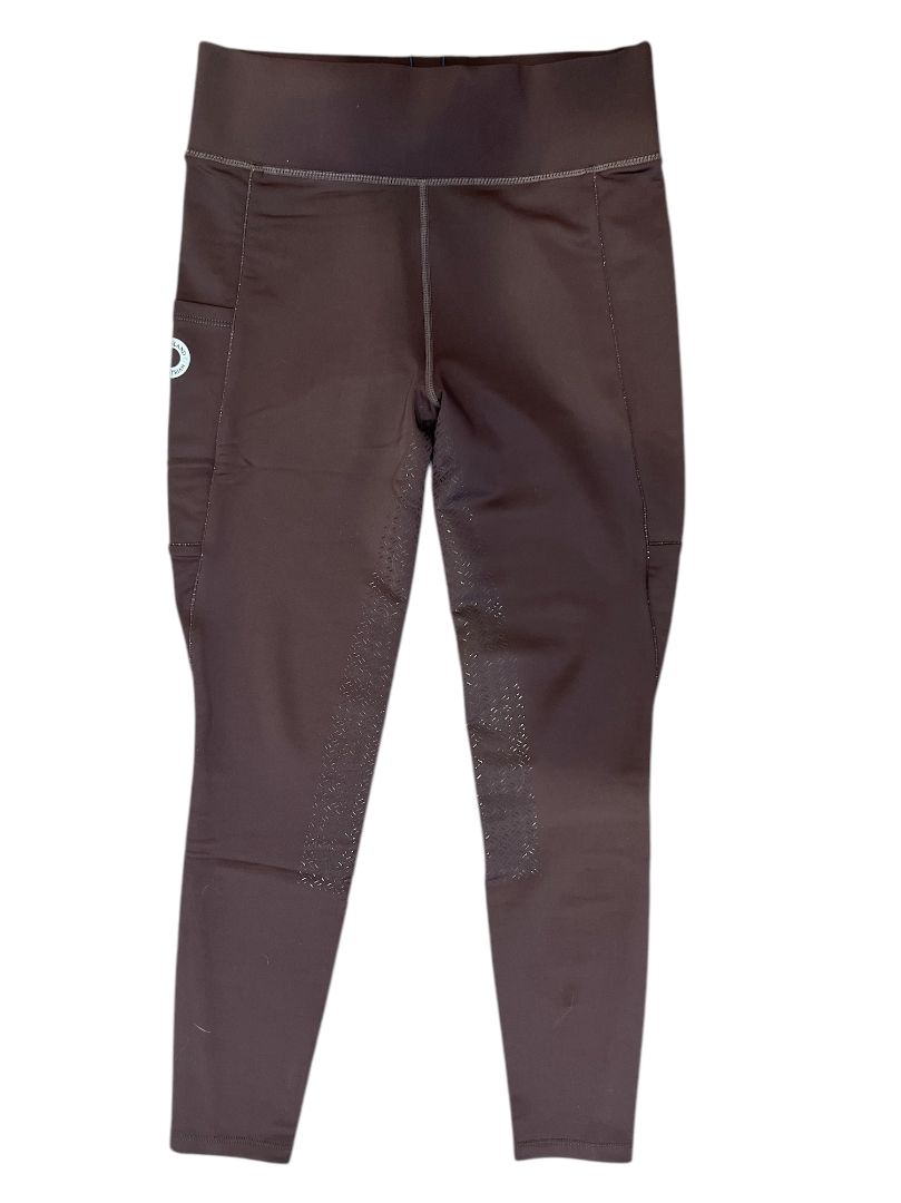 Kingsland Katinka Full Grip Seat Legging Breeches Tights - Brown / Size XS NEW