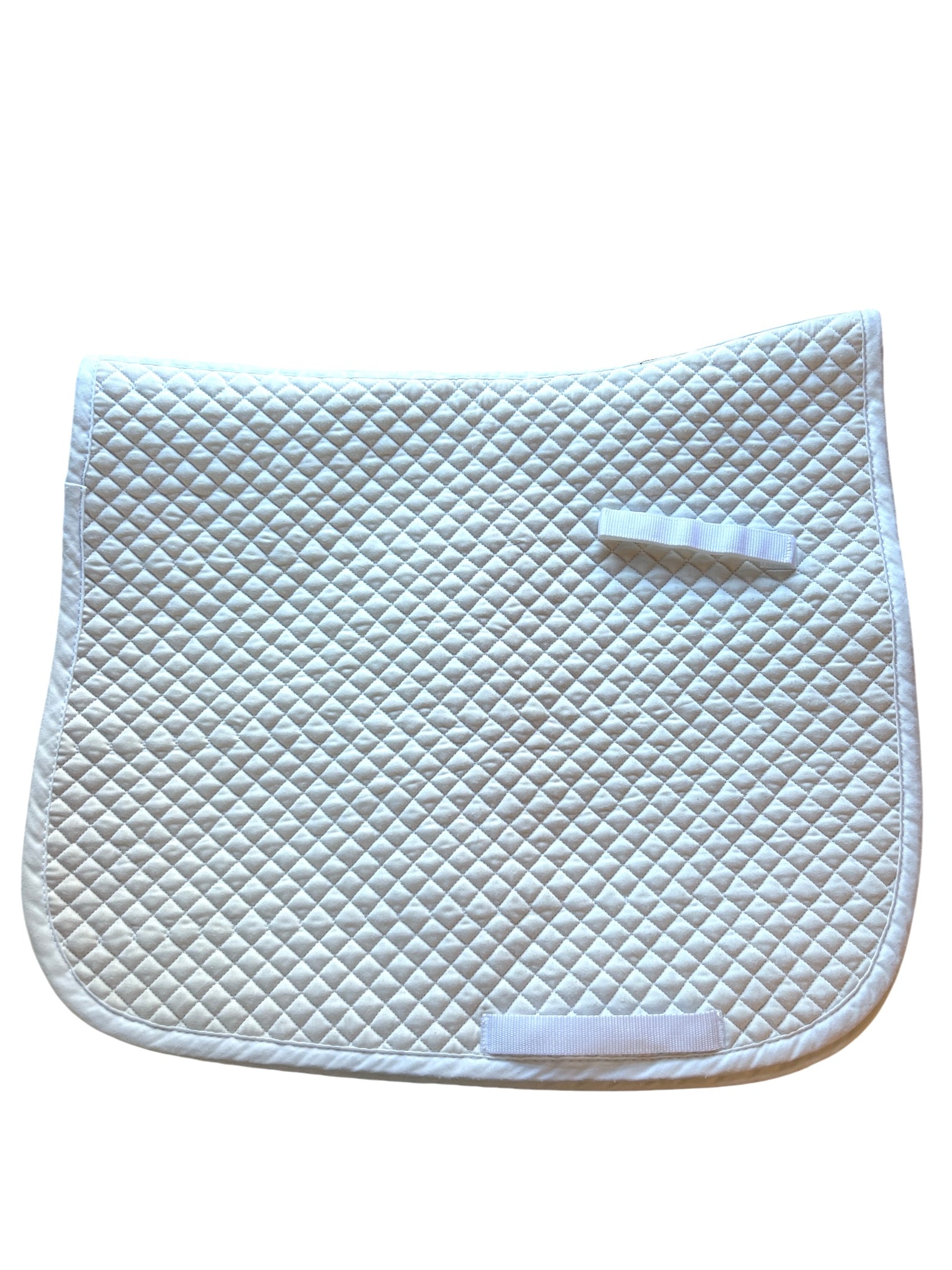Dover Saddlery Quilted Cotton Dressage Pad - White